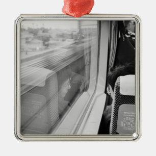 Asia, Japan. Aboard the Shinkansen Bullet Train Metal Tree Decoration