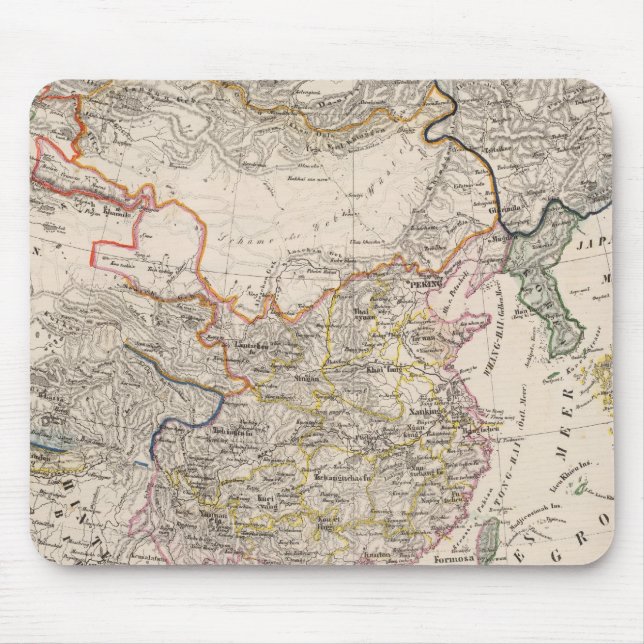 Asia, Japan, China Mouse Mat (Front)