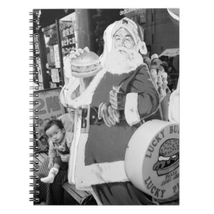 Asia, Japan, Hakodate. Santa Claus in Japan Notebook