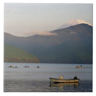 Asia, Japan, Hakone. Early morning views of Mt. Tile