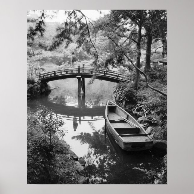 Asia, Japan, Hiroshima. Detail of Shukkei, en 2 Poster (Front)