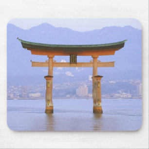 Asia, Japan, Hiroshima. Mivaiima. Torii Gate Mouse Mat