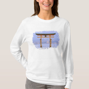 Asia, Japan, Hiroshima. Mivaiima. Torii Gate T-Shirt