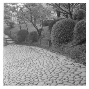 Asia, Japan, Hiroshima. Shukkei, en Garden Tile