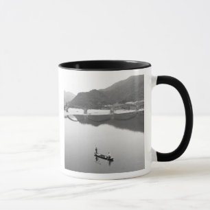 Asia, Japan, Iwakuni. Fishermen and historic 2 Mug
