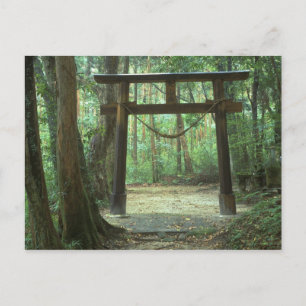 Asia, Japan, Kagoshima, Yakushima, Mountain Postcard