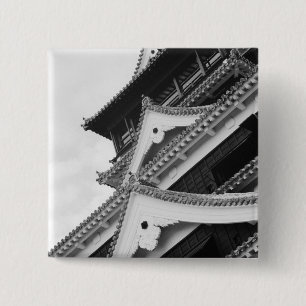 Asia, Japan, Kumamoto. Detail of the Kumamoto, 15 Cm Square Badge