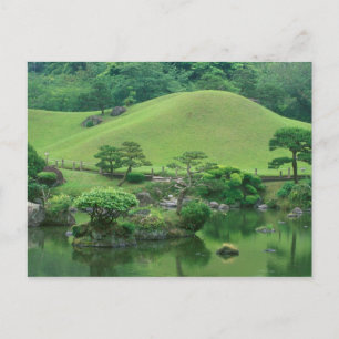 Asia, Japan, Kumamoto, Suizenji Koen Postcard