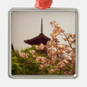 Asia, Japan, Kyoto, Kiyomizu temple in spring Metal Tree Decoration