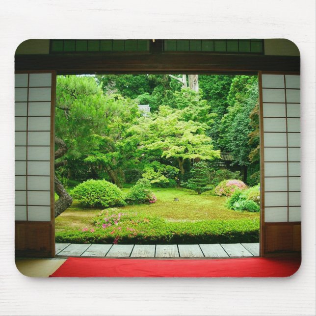 Asia, Japan, Kyoto. Zen Garden 2 Mouse Mat (Front)