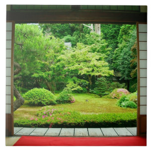 Asia, Japan, Kyoto. Zen Garden 2 Tile
