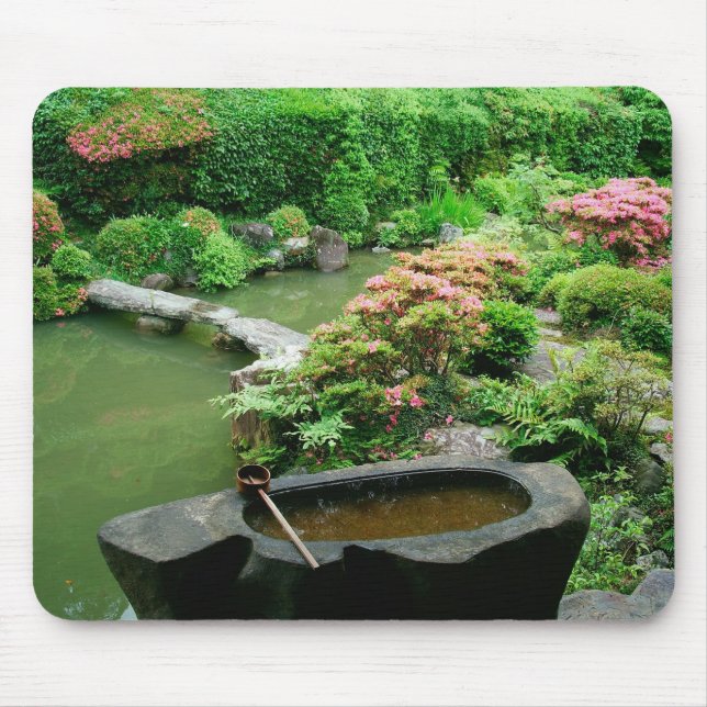Asia, Japan, Kyoto. Zen Garden Mouse Mat (Front)