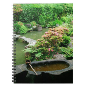 Asia, Japan, Kyoto. Zen Garden Notebook