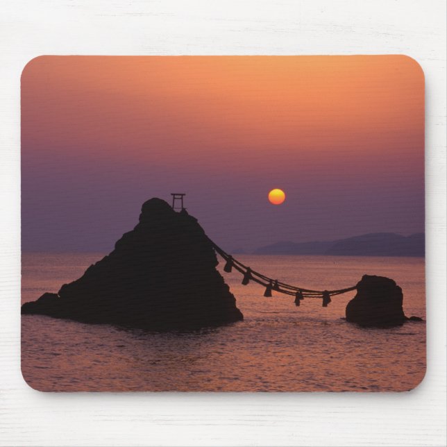 Asia, Japan, Mie, Futamigaura at Dawn Mouse Mat (Front)