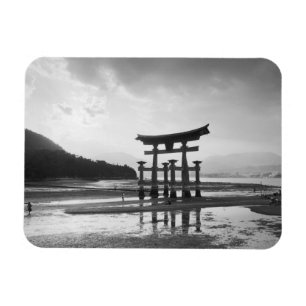 Asia, Japan, Myajima. Torri Gate Magnet
