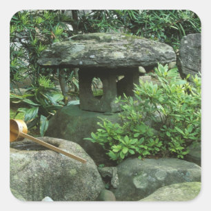 Asia, Japan, Nagasaki, Hirado, Samurai Residence Square Sticker