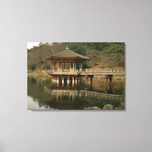 Asia, Japan, Nara, Temple in Nara Canvas Print