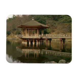 Asia, Japan, Nara, Temple in Nara Magnet