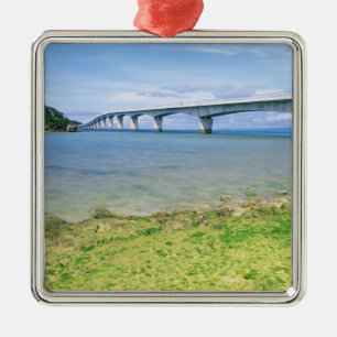 Asia, Japan, Okinawa, Kouri Bridge Metal Tree Decoration