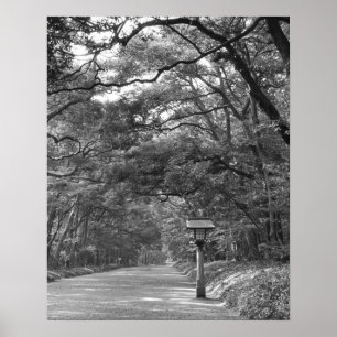 Asia, Japan, Tokyo, Grounds of Meiji Shrine, Poster