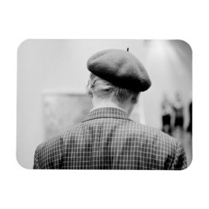 Asia, Japan, Tokyo. Man with Beret, Tokyo Metro Magnet