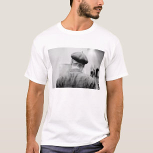 Asia, Japan, Tokyo. Man with Beret, Tokyo Metro T-Shirt