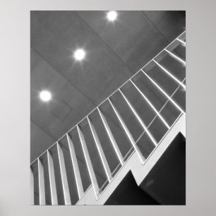 Asia, Japan, Tokyo. Stairs at the Tokyo Poster