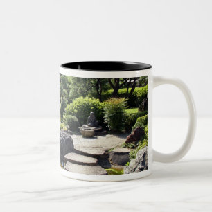 Asia, Japan, Tokyo. The Japanese Garden at the Two-Tone Coffee Mug