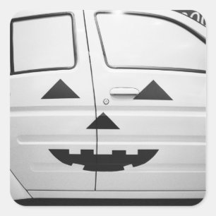 Asia, Japan, Tokyo. Toyota Will, Vi car painted Square Sticker