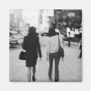 Asia, Japan, Tokyo. Young women on the Ginza. Magnet