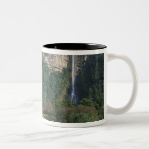 Asia, Japan, Wakayama, Katsuura, Kumano Nachi Two-Tone Coffee Mug
