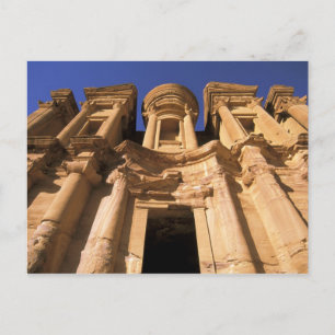 Asia, Jordan, Petra. El Deir, The Monastery. Postcard