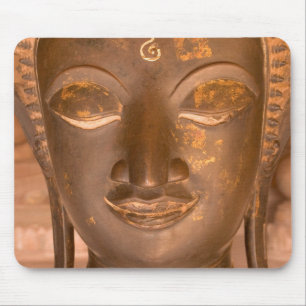 Asia, Laos, Vientiane, Bronze sculpture at Wat Mouse Mat