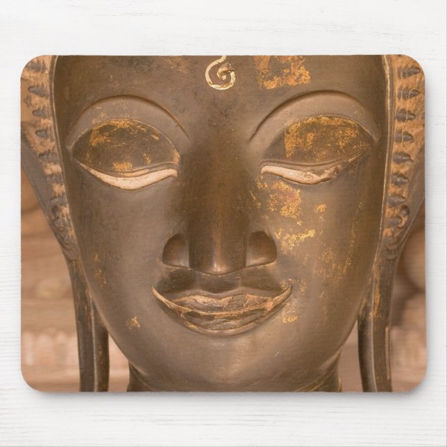 Asia, Laos, Vientiane, Bronze sculpture at Wat Mouse Mat (Front)