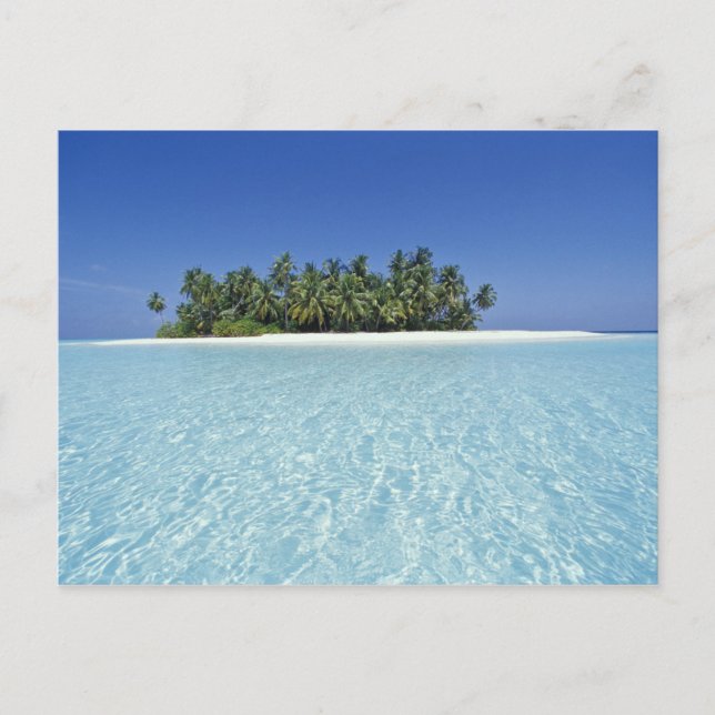 ASIA, Maldives, Ari Atoll, Uninhabited Postcard (Front)