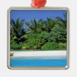 Asia, Maldives. North Male Atoll Metal Tree Decoration