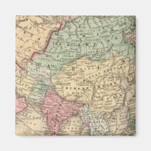 Asia Map by Mitchell Magnet