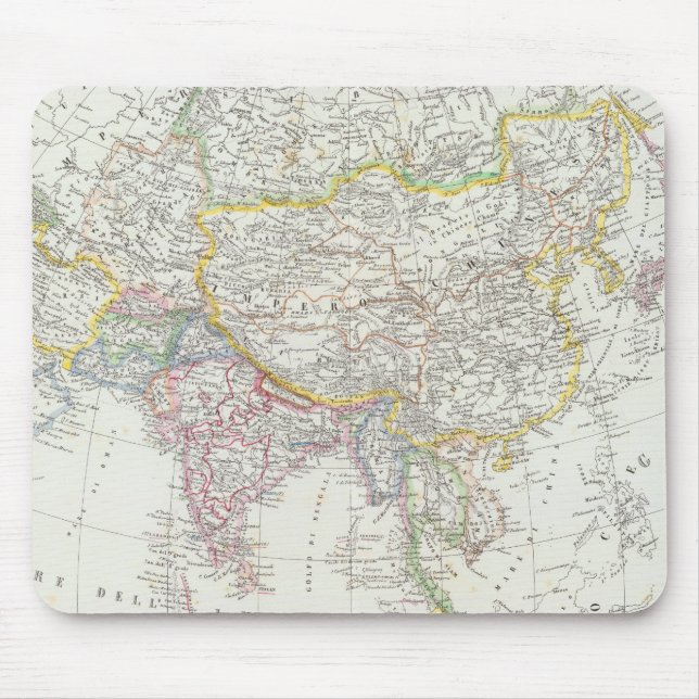 Asia Map Mouse Mat (Front)