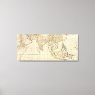 Asia middle canvas print