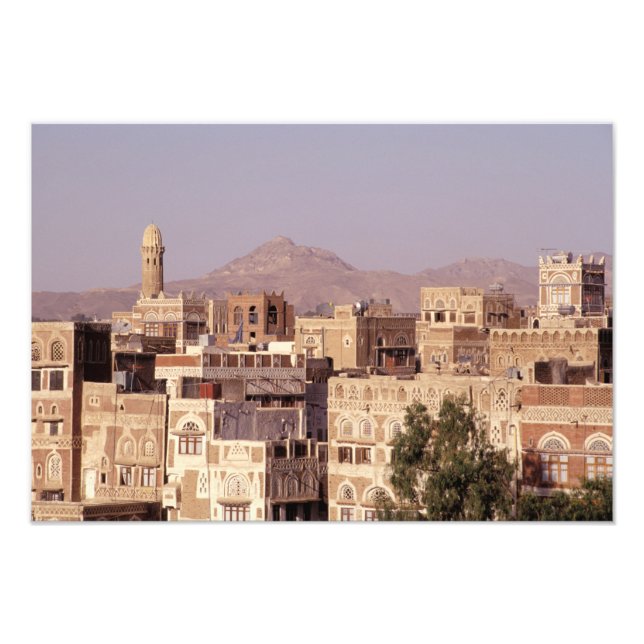 Asia, Middle East, Republic of Yemen, Sana'a. Photo Print (Front)