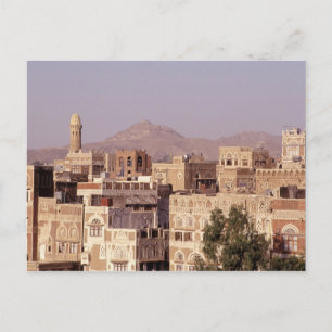 Asia, Middle East, Republic of Yemen, Sana'a. Postcard
