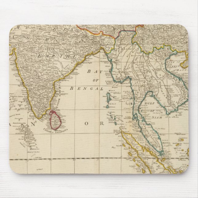 Asia middle mouse mat (Front)