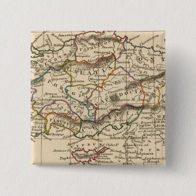 Asia Minor 15 Cm Square Badge (Front)