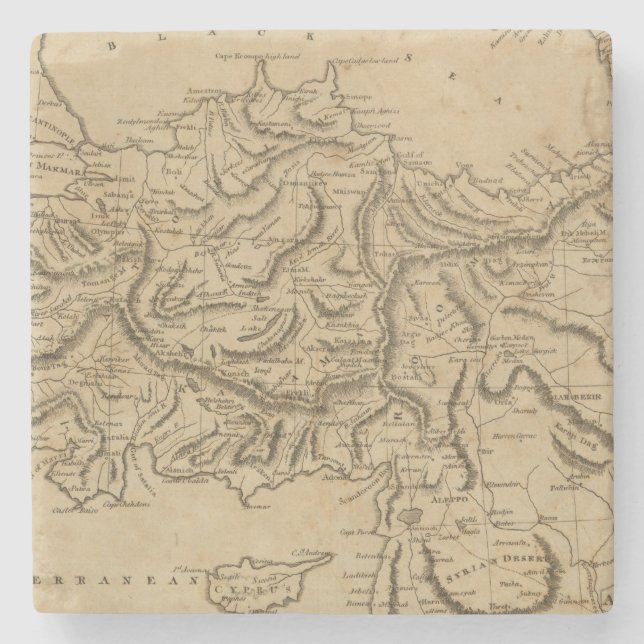 Asia Minor 2 Stone Coaster (Front)