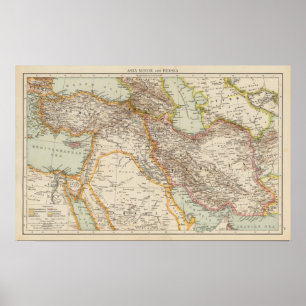 Asia Minor, Persia Poster