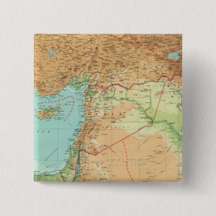 Asia Minor, Syria & Mesopotamia 15 Cm Square Badge