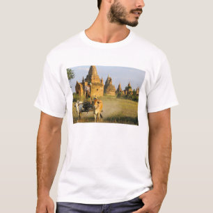 Asia, Myanmar (Burma), Bagan (Pagan). A cart is T-Shirt
