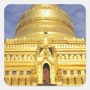 Asia, Myanmar (Burma), Bagan (Pagan). The Shwe Square Sticker