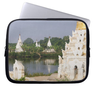 Asia, Myanmar (Burma), Mandalay. A buddhist Laptop Sleeve
