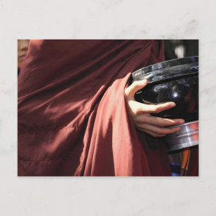 Asia, Myanmar (Burma), Mandalay. Novice monks Postcard